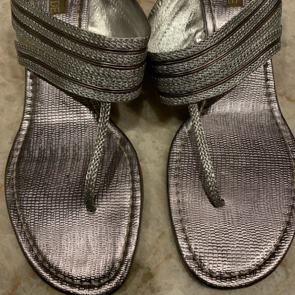 Silver 21/2” wedges
